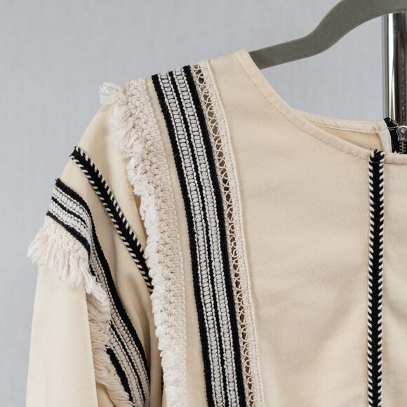 Anthropology Eri + Ali long sleeve top size L - Picture 7 of 8